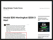 Tablet Screenshot of panduantradeforex.com